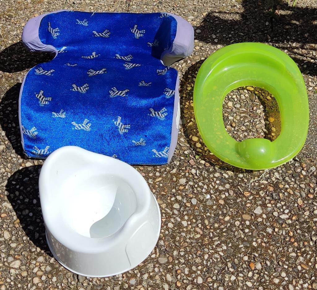 kinder potje auto stoeltje en wc stoeltje, Ophalen, Gebruikt, Overige typen