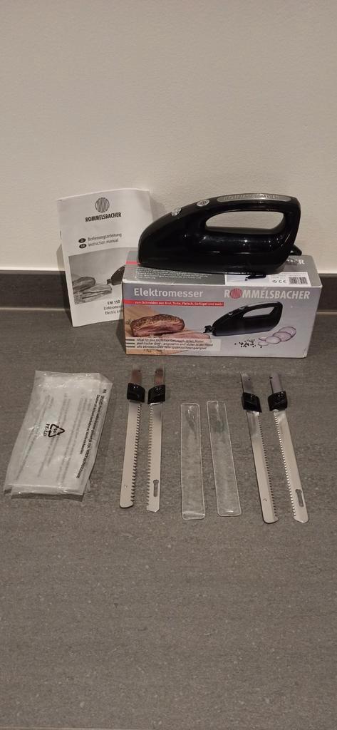 z.g.a.n Rommelsbacher elektrischmes, 2 messen + handleiding, Huis en Inrichting, Keuken | Keukenbenodigdheden, Zo goed als nieuw