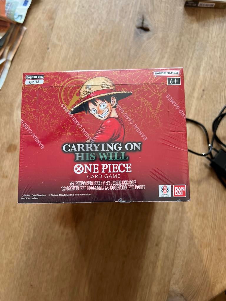 3x One piece op13 sealed, Ophalen of Verzenden, Zo goed als nieuw, Boosterbox