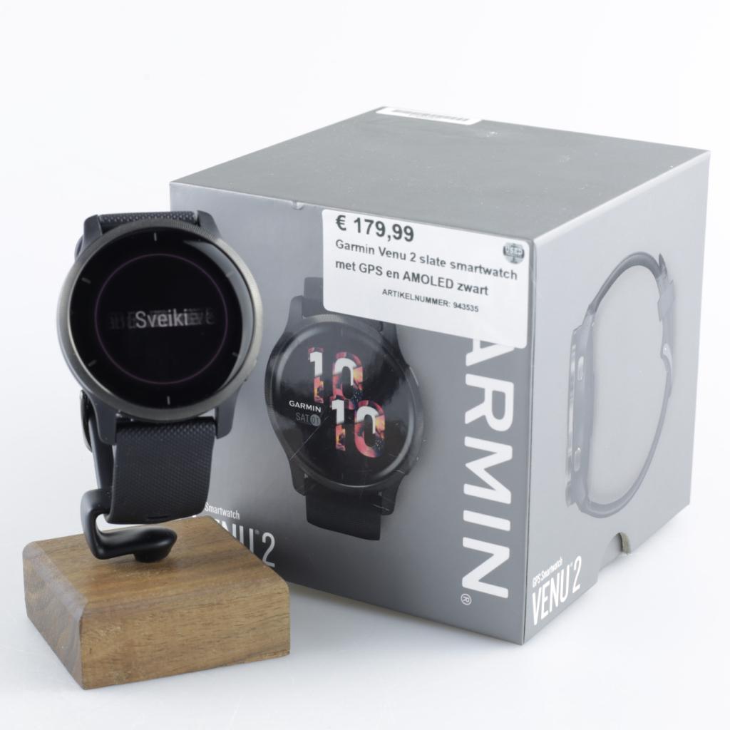 Garmin Venu 2 slate smartwatch met GPS en AMOLED zwart, Garmin, Zo goed als nieuw, Support@garmin.com, Mühlentalstrasse 2
8200 Schaffhausen
Switzerland