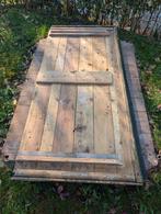 Gratis geïmpregneerd hout van voorheen speelhuisje, Ophalen, Gebruikt