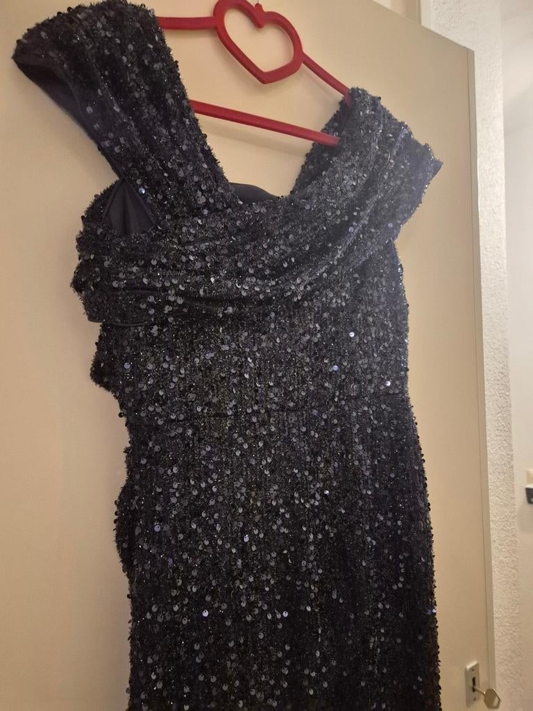 Avondjurk, Galajurk, Blauw, Maat 42/44 (L), Ophalen of Verzenden