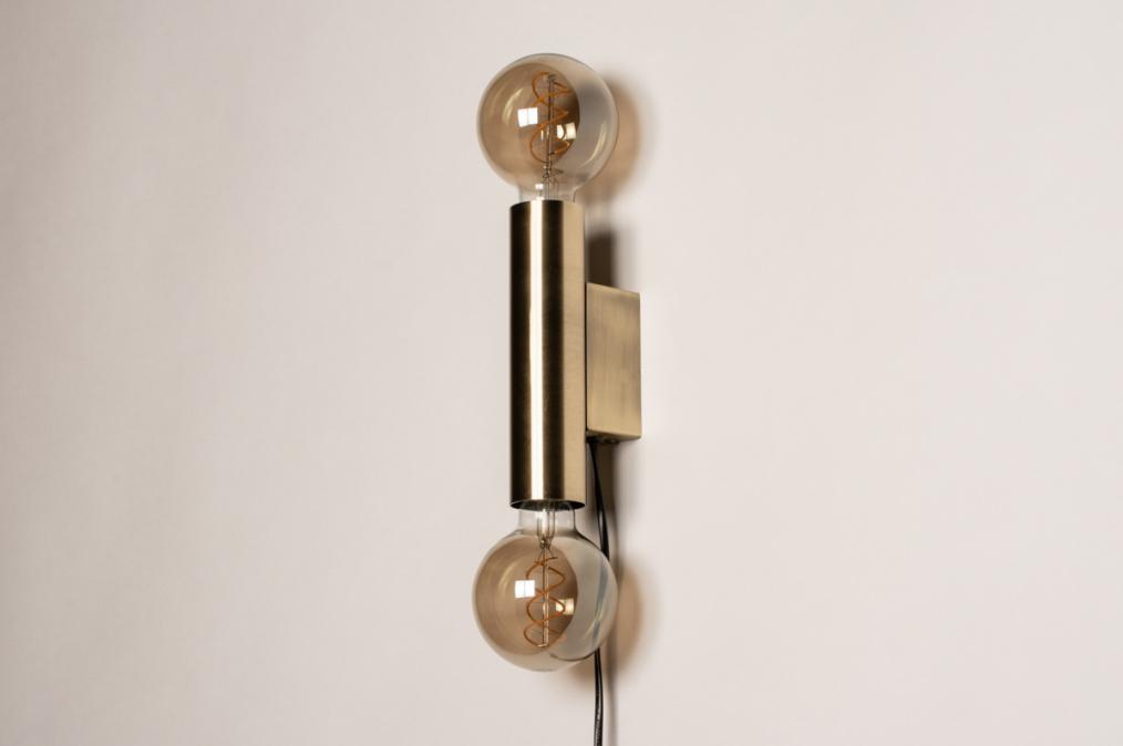 Messing wandlampen 2x (excl. lichtbronnen), Ophalen of Verzenden, Nieuw