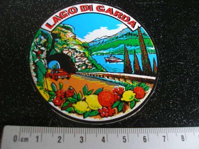 folie sticker lago di garda, Verzenden, Zo goed als nieuw, Dier en Natuur