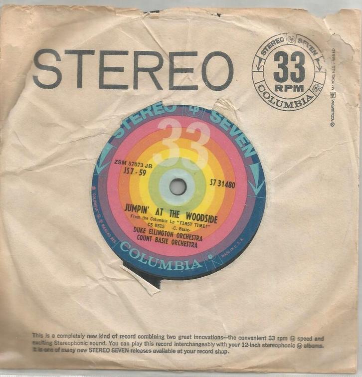 Duke Ellington And Count Basie - First Time... (1962), Cd's en Dvd's, Vinyl | Jazz en Blues, Gebruikt, Jazz, 1960 tot 1980, Overige formaten