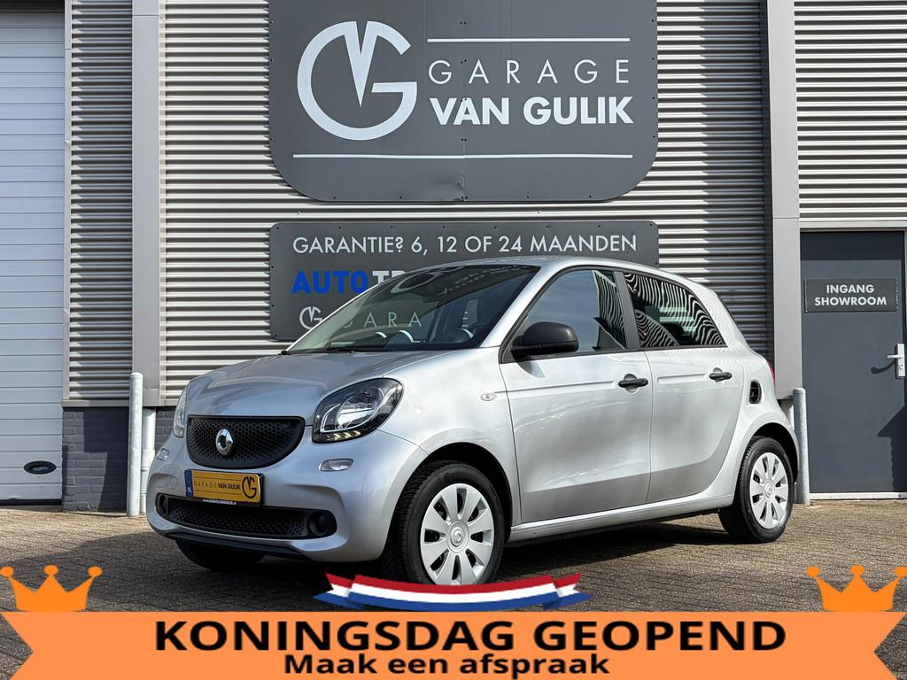 Smart Forfour 1.0 71PK Pure Airco,CruiseControl,Leder,Isofix, Auto's, Smart, Achterwielaandrijving, Gebruikt, 4 stoelen, Handgeschakeld