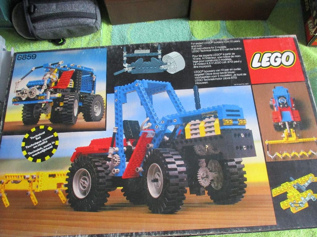 lego technic Set 8859 Tractor, Ophalen of Verzenden, Gebruikt, Complete set, Lego