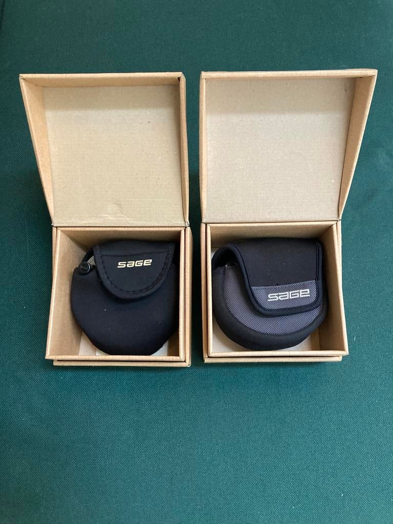 Sage reel 6012 platinum black met extra spoel, Watersport en Boten, Ophalen of Verzenden, Zo goed als nieuw, Molen