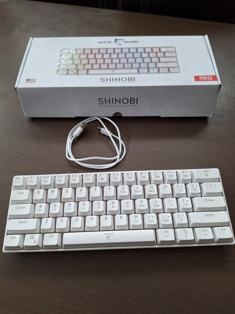 White Shark. Shinobi, Ophalen, Qwerty, Zo goed als nieuw, Gaming toetsenbord