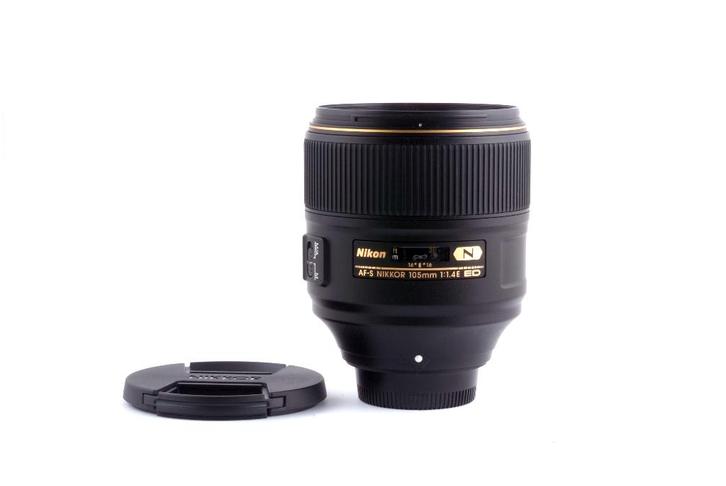 Nikon 105mm 1.4 E AF-S Nieuwstaat 1 jaar garantie, Audio, Tv en Foto, Fotografie | Lenzen en Objectieven, Zo goed als nieuw, Telelens