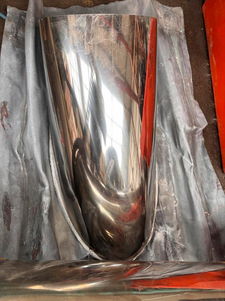 Dakdoorvoer incl. Pijp houtkachel, Huis en Inrichting, Haarden, Gebruikt, Houthaard, Ophalen of Verzenden