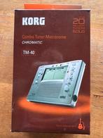 Korg TM-40 Combo Tuner Metronome, Ophalen of Verzenden, Gebruikt, Akoestische gitaar