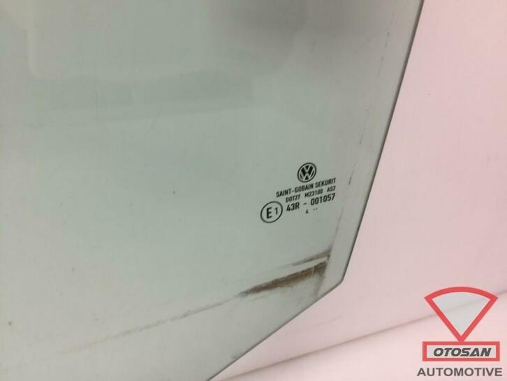 vw golf v 5 05 09 ruit raam portier deur links achter, Auto-onderdelen, Ruiten en Toebehoren, Gebruikt, Volkswagen, Volkswagen AG