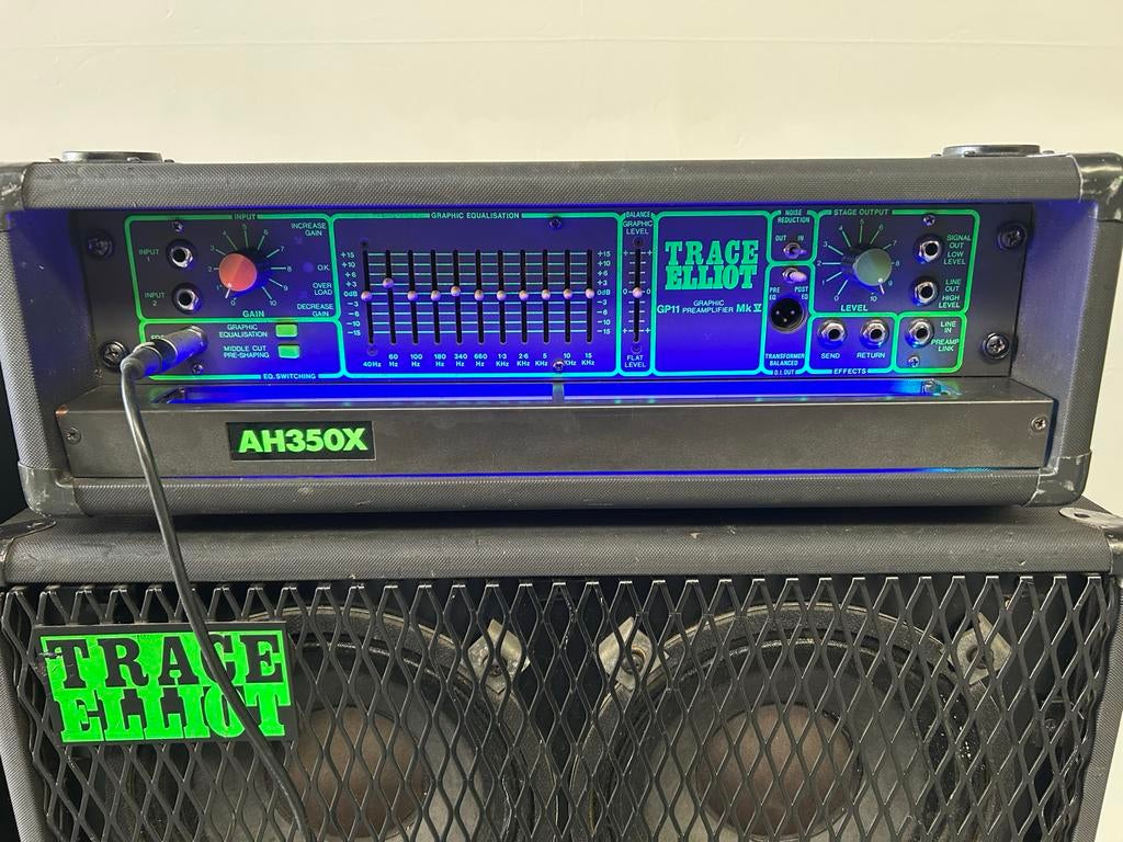 Trace Elliot AH350X versterker en luidsprekerkast, Muziek en Instrumenten, Ophalen, Gebruikt, Minder dan 500 watt, Overige typen