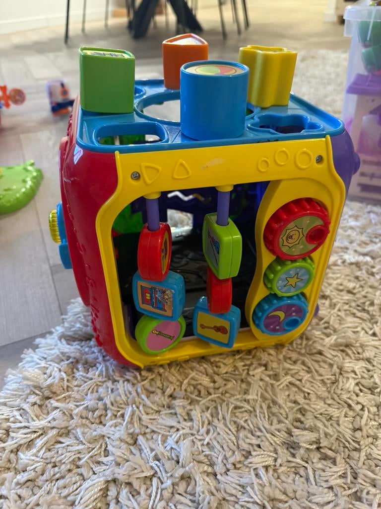 VTech baby activiteiten kubus speelgoed, Kinderen en Baby's, Speelgoed | Vtech, Ophalen of Verzenden, Zo goed als nieuw, 6 maanden tot 2 jaar