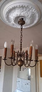 Oude kroonluchter met 6 armen, Huis en Inrichting, Lampen | Kroonluchters, Ophalen