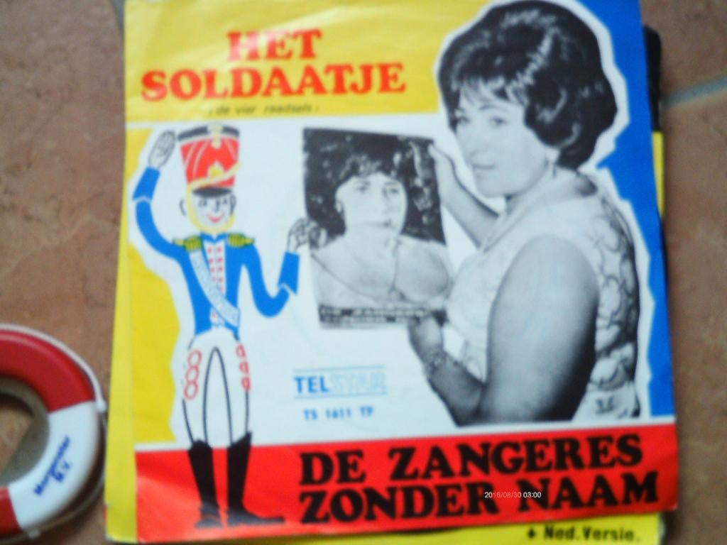 zangeres zonder naam - het soldaatje -de 4 raadsels-   15a, 7 inch, Single, Ophalen of Verzenden, Nederlandstalig