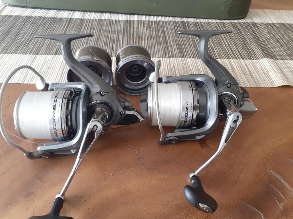 2 x Daiwa windcast Z5000LD, Ophalen of Verzenden, Zo goed als nieuw, Molen