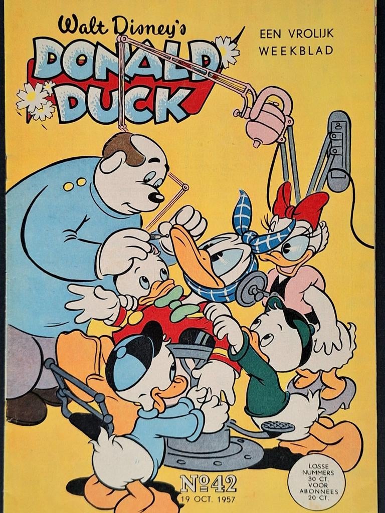 Donald Duck 1957 nr. 42, Eén stripboek, Ophalen of Verzenden, Zo goed als nieuw