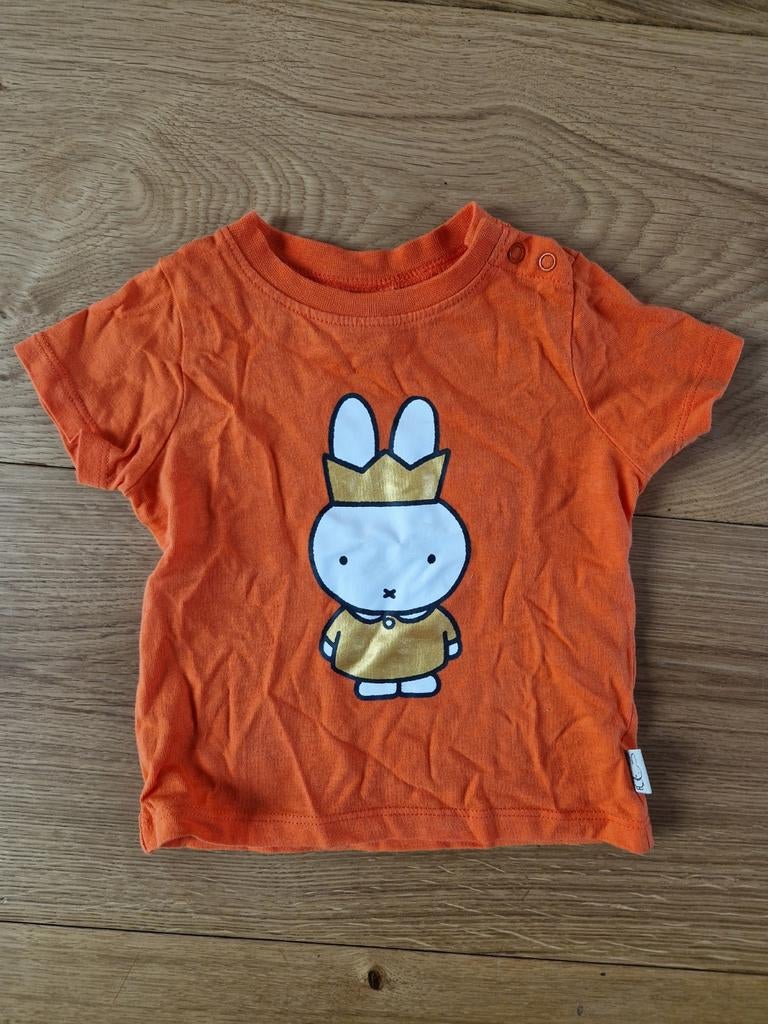 Nijntje koninsdag t-shirt Hema 62, Kinderen en Baby's, Babykleding | Maat 62, Ophalen of Verzenden, Zo goed als nieuw, Jongetje of Meisje