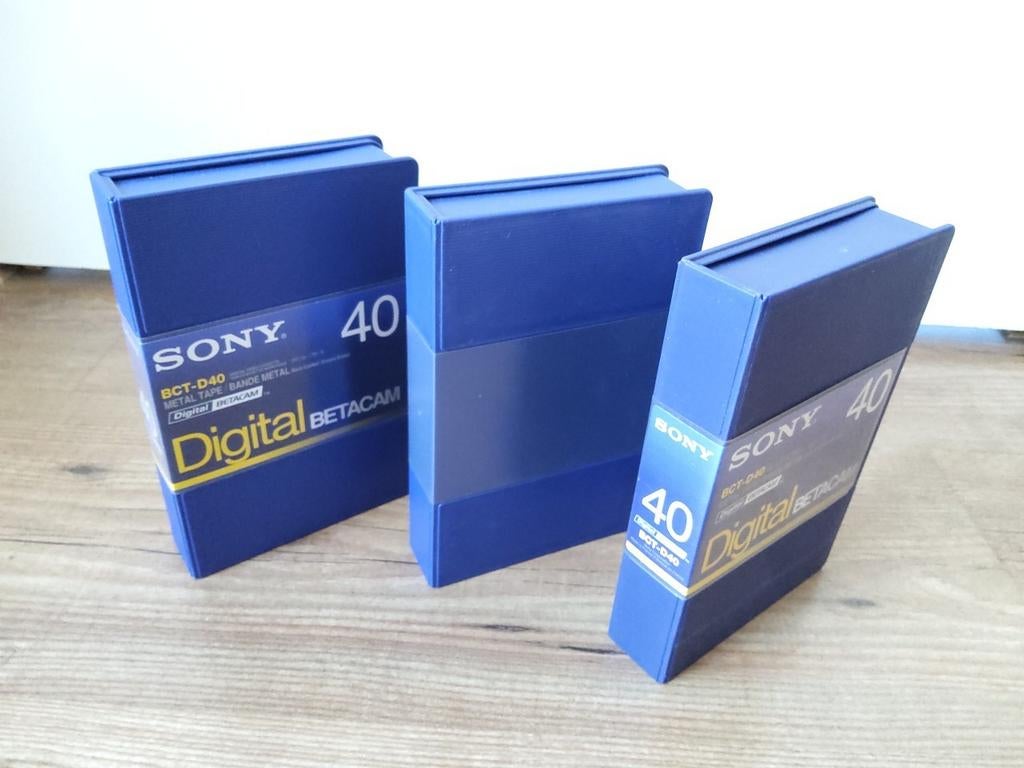 3x Sony Digital Betacam BCT-D40 videobanden nieuw, Alle leeftijden, Ophalen of Verzenden, Zo goed als nieuw, Overige genres