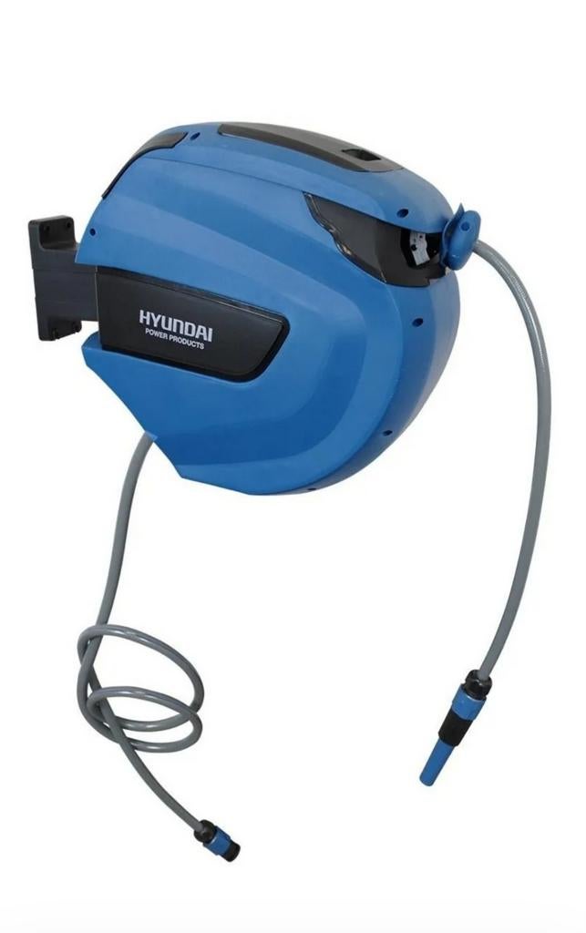 Hyundai Slanghaspel 30 meter - Automatisch oprolsysteem, Tuin en Terras, Tuinslangen, Ophalen of Verzenden