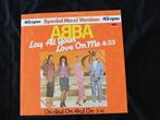 vinyl maxi single ABBA Lay all your love on me, Gebruikt, Maxi-single, Ophalen of Verzenden, Pop