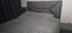 Boxspring 160 x 200 | 2 nachtkastjes | 2 jaar oud, Ophalen, Tweepersoons, Zo goed als nieuw, 200 cm