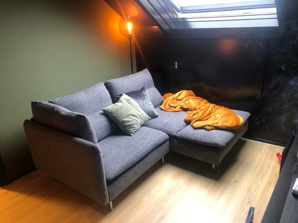 IKEA Söderhamn bank - Comfortabel en modern, Ophalen, Zo goed als nieuw, Modern, Stof
