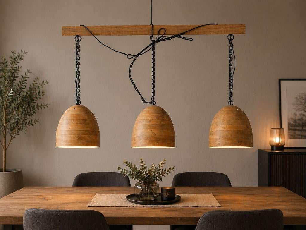 Eettafel hanglamp, Huis en Inrichting, Lampen | Hanglampen, Ophalen, Zo goed als nieuw, Minder dan 50 cm