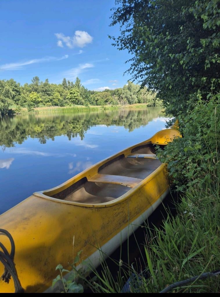 Prachtige Canadese Kano - Klaar voor nieuwe avonturen, Watersport en Boten, Ophalen, Gebruikt, Canadese kano of Open kano, Met peddels