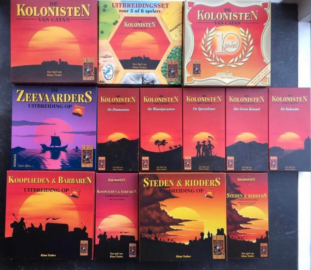 ALLES van Kolonisten van Catan, Ophalen of Verzenden, Zo goed als nieuw