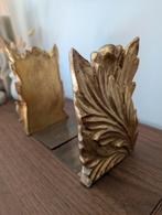 Gouden Boekensteunen - Decoratief en Functioneel, Ophalen of Verzenden, Gebruikt
