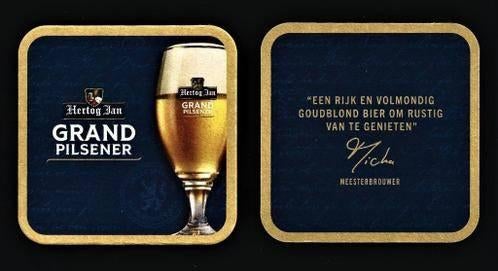 Bierviltje - Hertog Jan Grand Pilsener - 2023 - NIEUW, Verzamelen, Biermerken, Ophalen of Verzenden, Nieuw, Viltje(s), Hertog Jan