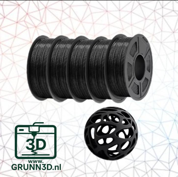 JAYO Nieuwe 3D filament ZWART TPU A95 rol a 500 gram, Computers en Software, 3D-printerbenodigheden, Nieuw, Ophalen of Verzenden