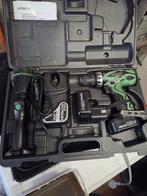 Hitachi DS 12DVF3 Boor- en Schroefmachine, Gebruikt, Variabele snelheid, Ophalen of Verzenden, Boor- en Schroefmachine