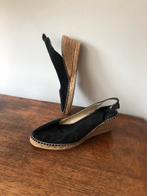 Espadrilles zwart suède maat 41 Fred de la Bretoniere, Ophalen of Verzenden, Zo goed als nieuw, Zwart, Espadrilles of Moccasins