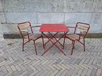 Vedett bistro setje vintage mancave, Ophalen, Gebruikt, Overige materialen, 2 zitplaatsen