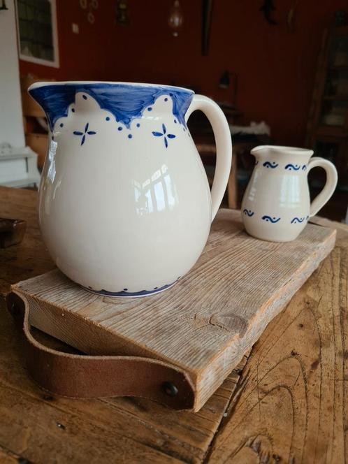 Boerenkannen en plankje., Antiek en Kunst, Curiosa en Brocante, Ophalen of Verzenden