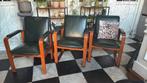 1-6 stuks grote leren donkergroene stoelen, Ophalen, Overige kleuren, Leer, Vijf, Zes of meer stoelen