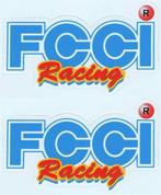 FCCI Racing sticker set #4, Motoren, Accessoires | Stickers