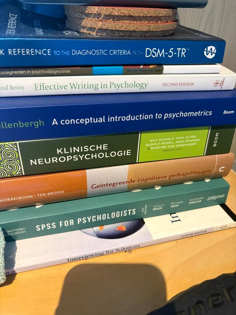 Studieboeken psychologie, Ophalen of Verzenden, Alpha, Zo goed als nieuw, HBO