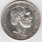 25-1454 Nederland 2 1/2 gulden 1874, Koning Willem III, Verzenden, Zilver, Losse munt