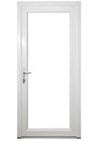 Kunststof Buitendeur Volglas L B98 H215cm Antraciet, Niet ingevuld, Kunststof, 80 tot 100 cm, 215 cm of meer