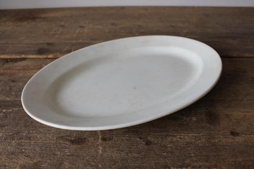 Brocante serveerschaal ovaal SC Nr.7 *Pronck & Praal*, Antiek en Kunst, Curiosa en Brocante, Ophalen of Verzenden
