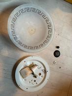 Griekse lampen set 6 delig, Ophalen of Verzenden, Zo goed als nieuw, Glas, Grieks patroon