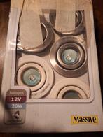 5 halogeen inbouwspots. Twee soorten, Ophalen, Nieuw, Metaal of Aluminium, Halogeen