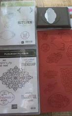 Stampin' Up! 2x Stempelset + pons, Ophalen of Verzenden, Zo goed als nieuw, Overige thema's, Overige typen