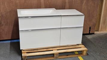 Geberit Icon badmeubel 120 asymmetrisch L/R met spiegel Wit beschikbaar voor biedingen