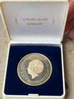 Nederlandse Antillen 50 Gulden .925 Zilveren munt, Postzegels en Munten, Munten | Nederland, Koningin Beatrix, Zilver, Ophalen of Verzenden